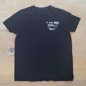Men's Diesel Black graphic print tshirt Size M